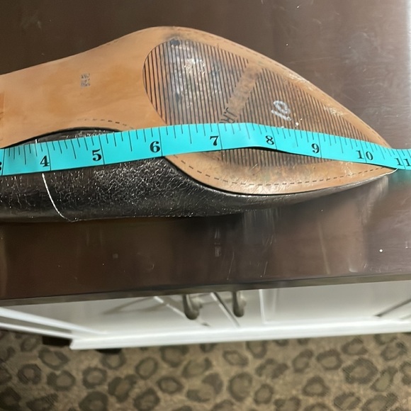 J.Renee Fatemeh classic pointy metallic medium block heel pump - Picture 6 of 9